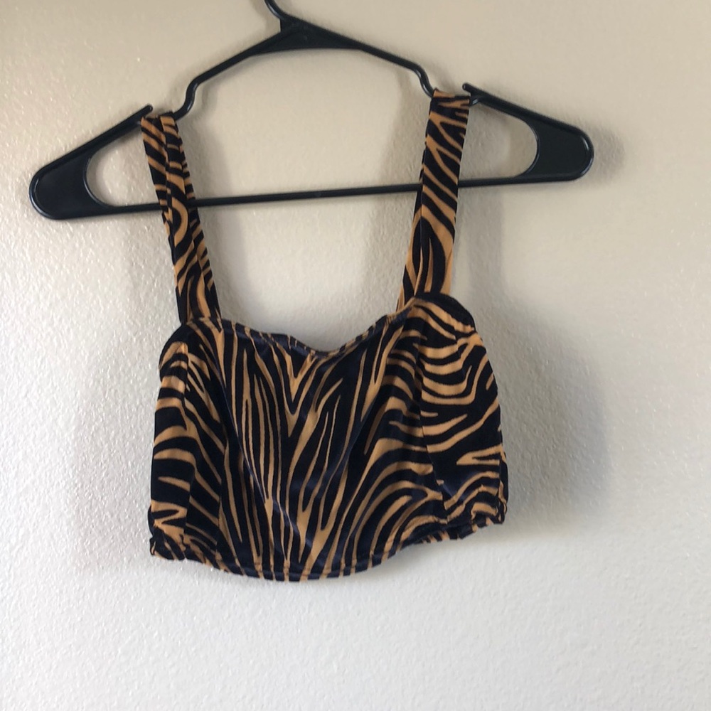 PLT Tiger Crop Top